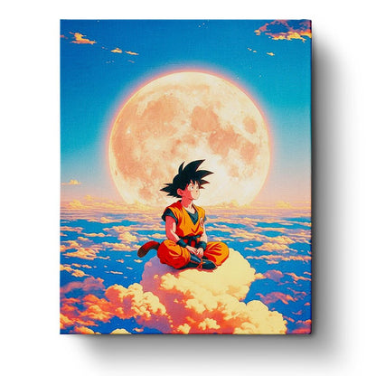 Goku Cloud Meditation - Anime - Judy Paint