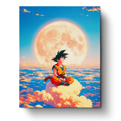 Goku Serenity in Clouds - Anime - Judy Paint