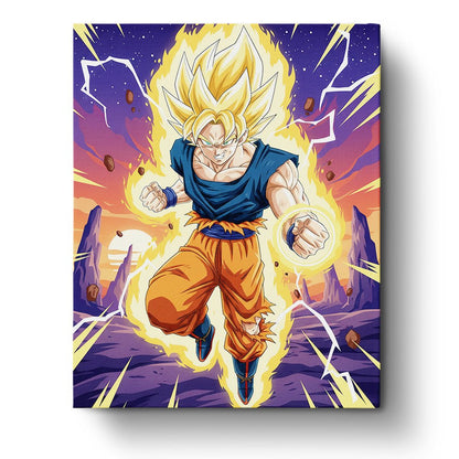 Goku Super Saiyan Power - Anime - Judy Paint