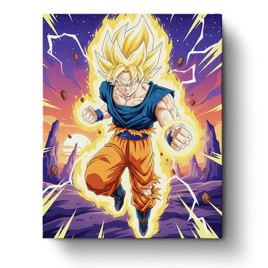 Goku Super Saiyan Power - Anime - Judy Paint
