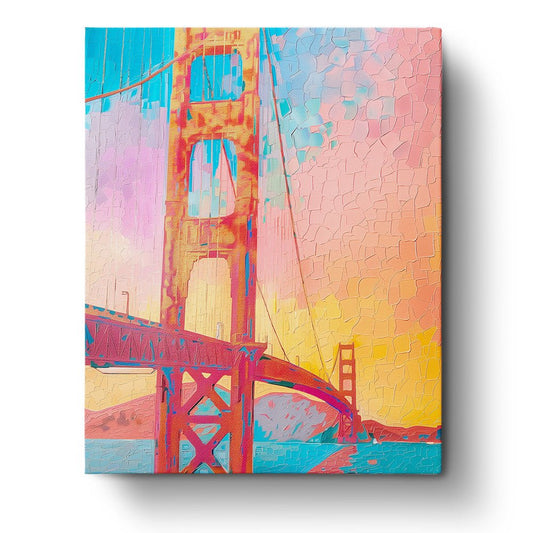 Golden Gate Sunset - USA - Judy Paint