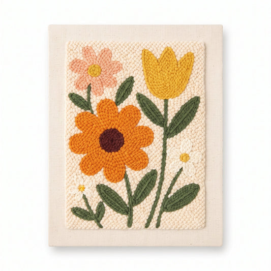 Golden Retro Meadow - Vertical Edition - Judy Paint
