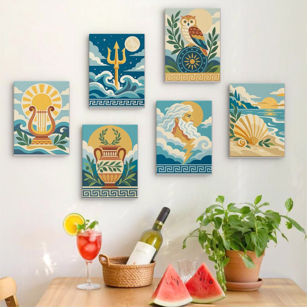 Greek Myths mini painting set