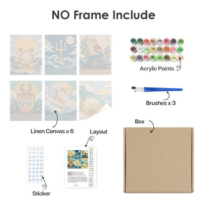 What's included with the no-frame version