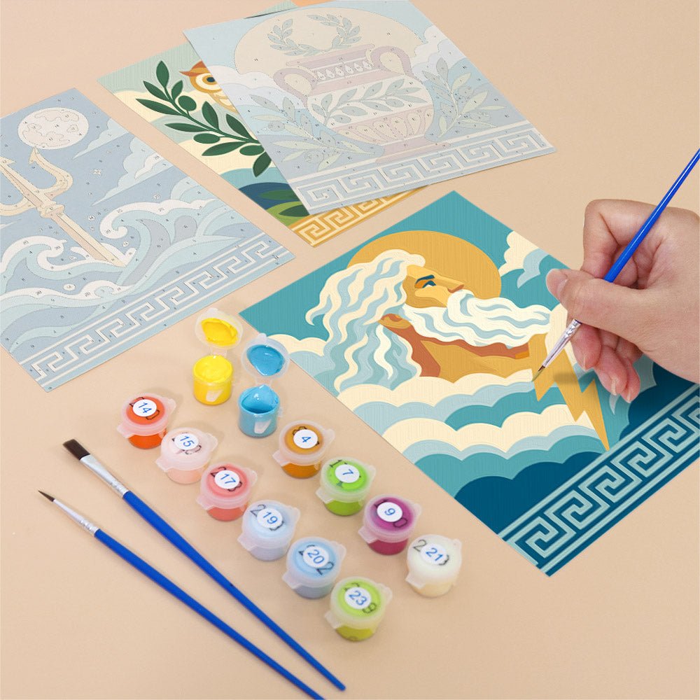 Greek Myths mini painting set