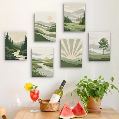 Green Valleys mini painting set