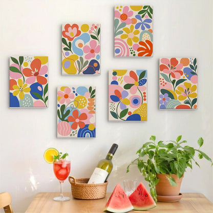 Groovy Flowers mini painting set