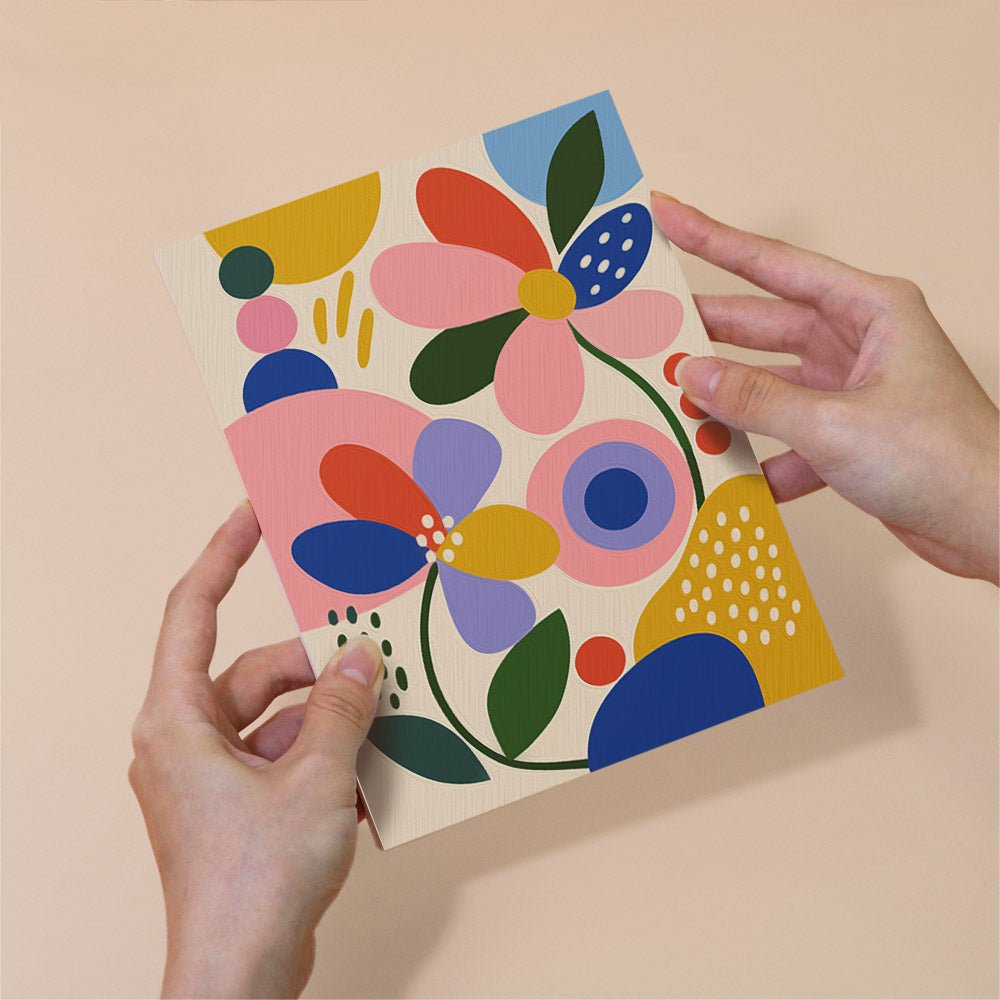 Groovy Flowers mini painting set