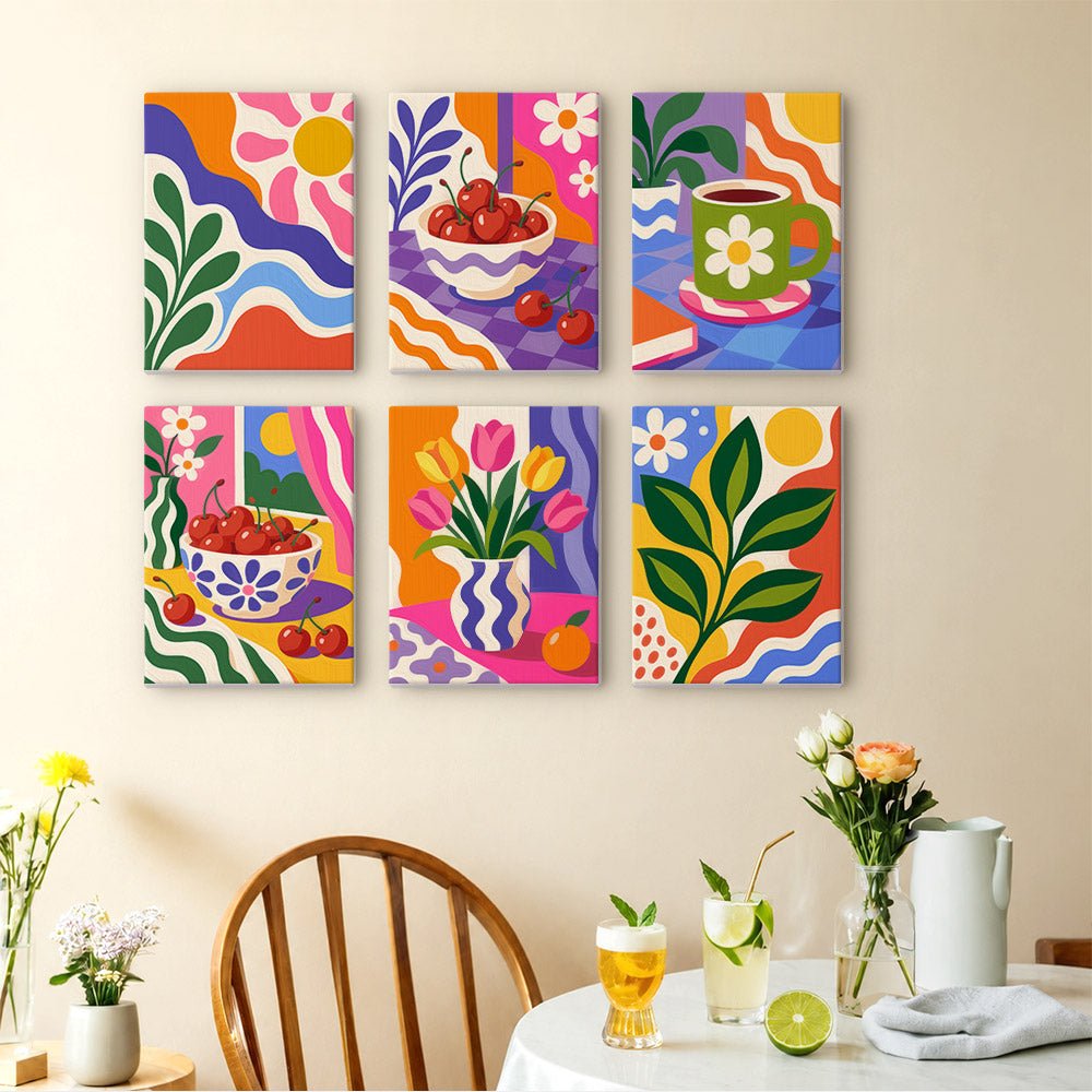 Groovy Still Life mini painting set