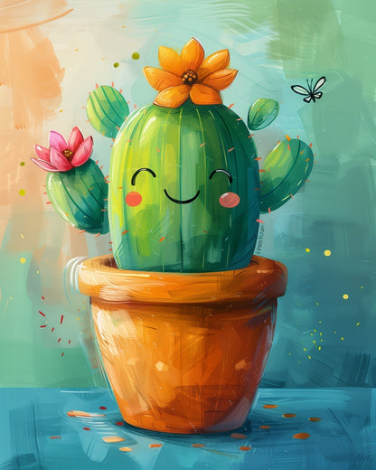 Happy Mexican Cactus - Judy Paint
