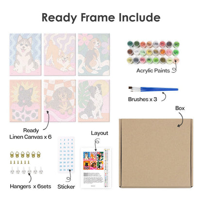 What's included with the framed canvas version