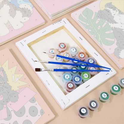 Happy Pups mini painting set