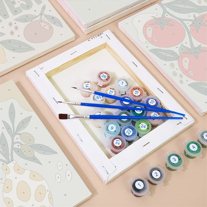 Harvest Kitchen mini painting set