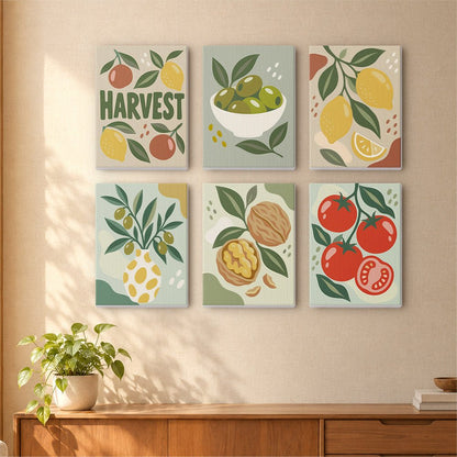 Harvest Kitchen mini painting set