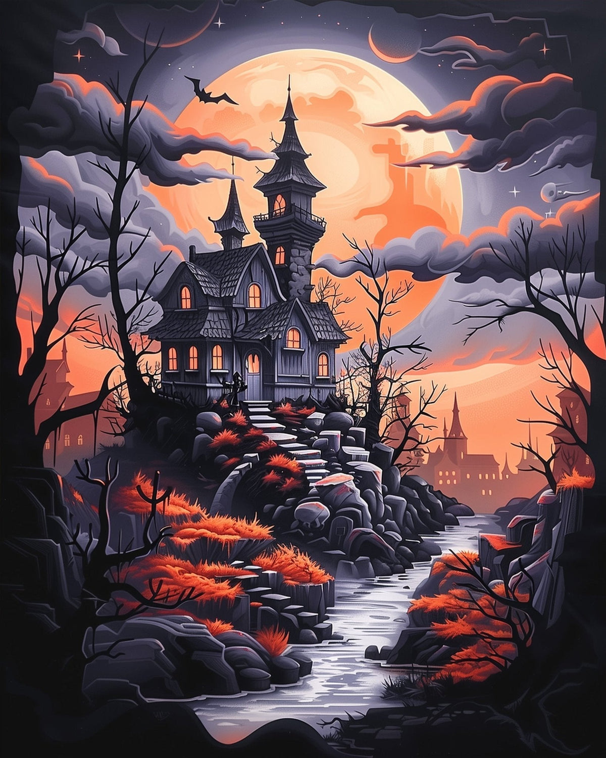 Haunted House Escape - Halloween - Judy Paint