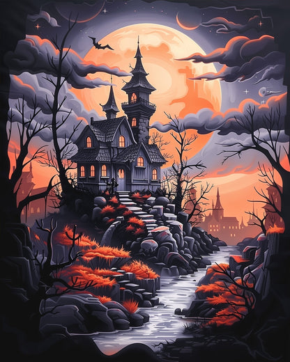 Haunted House Escape - Halloween - Judy Paint