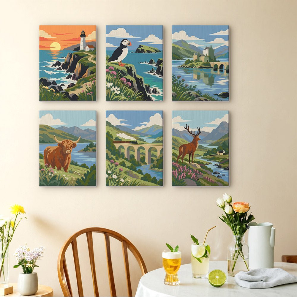 Highland Wilds mini painting set