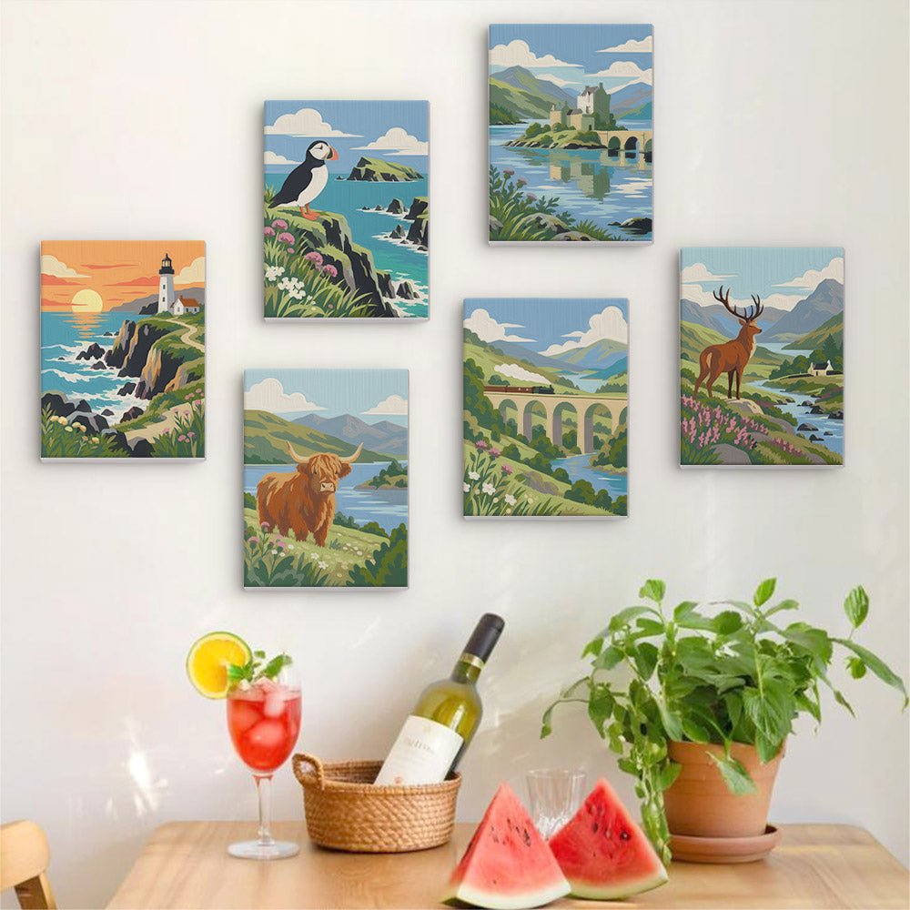 Highland Wilds mini painting set