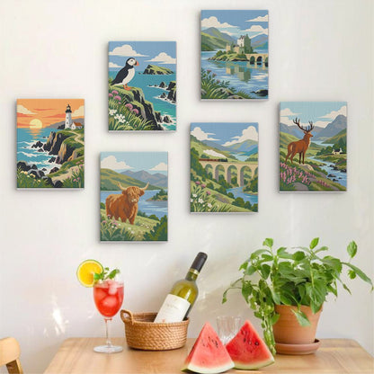 Highland Wilds mini painting set