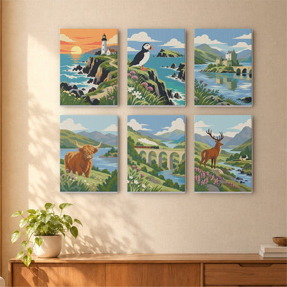 Highland Wilds mini painting set