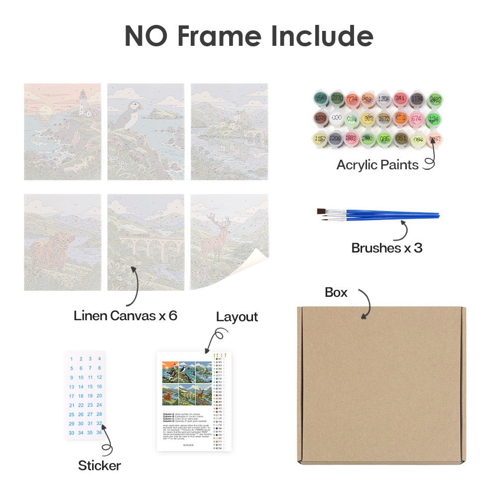 What's included with the no-frame version
