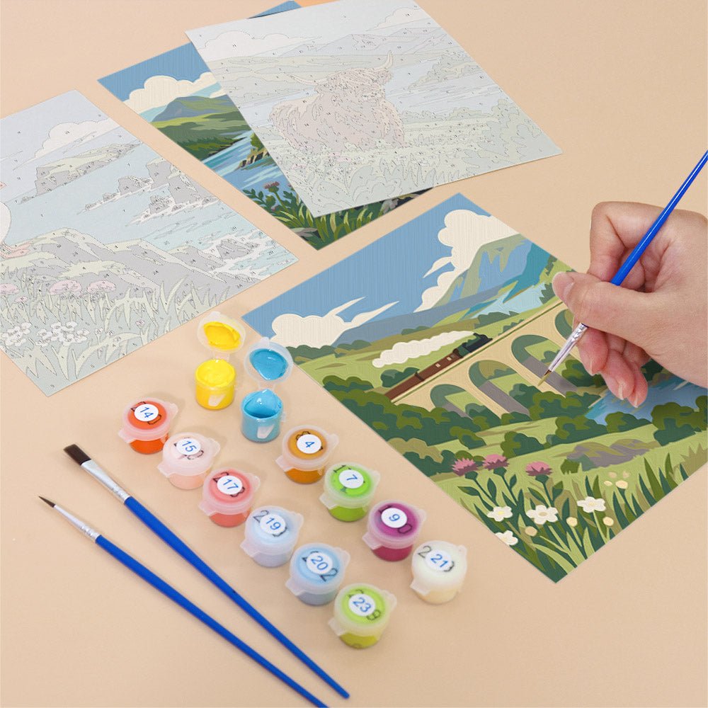 Highland Wilds mini painting set