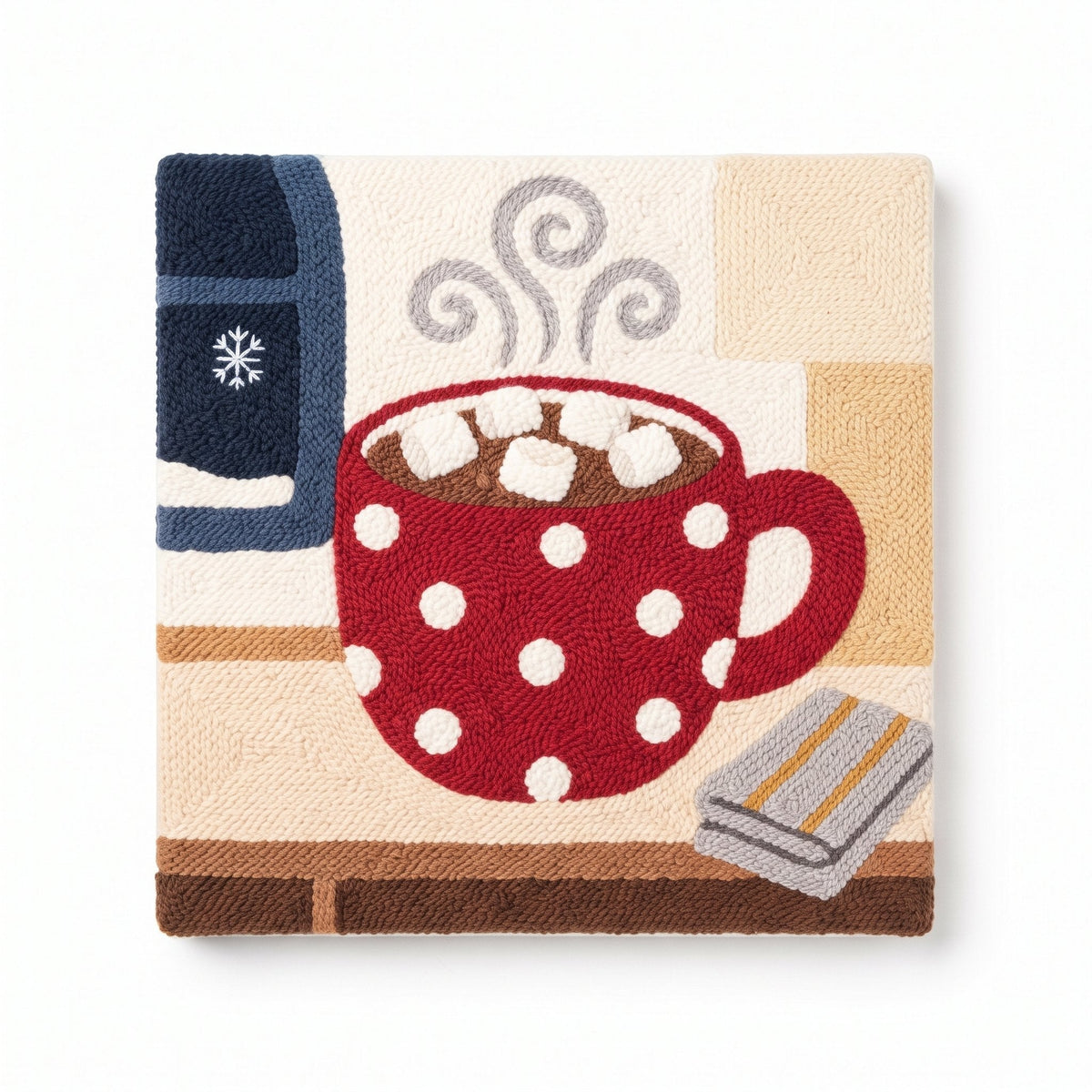 Hot Cocoa with Marshmallows - Square Edition - Judy Paint