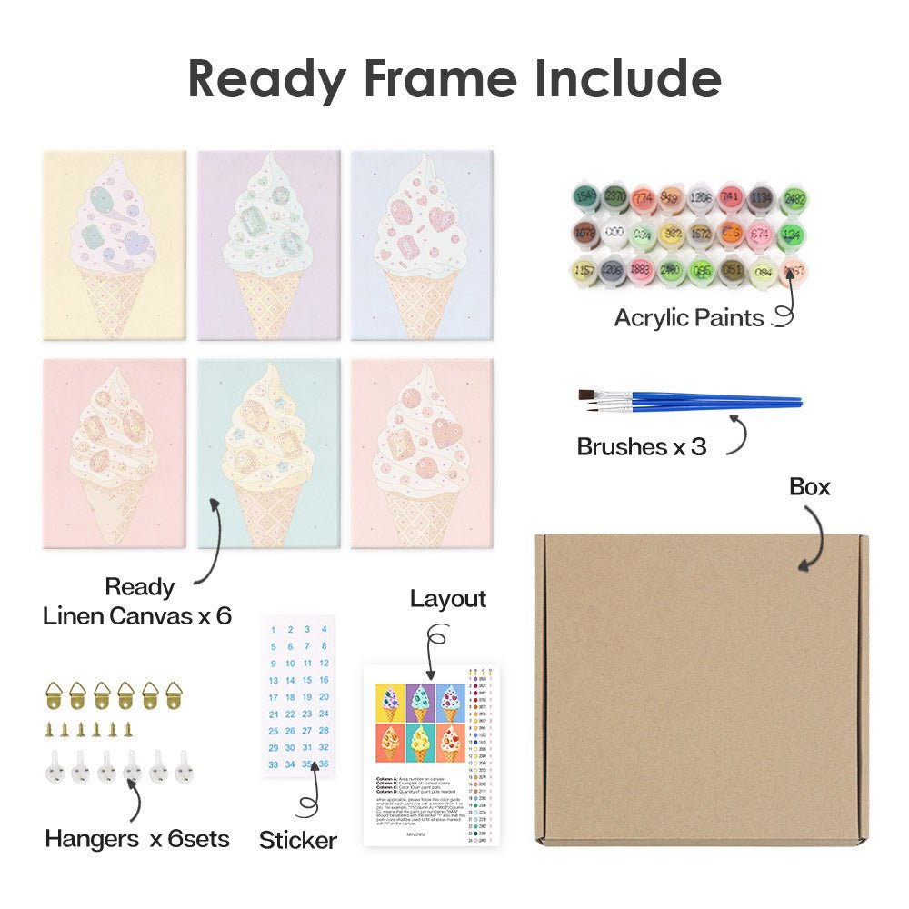 What's included with the framed canvas version