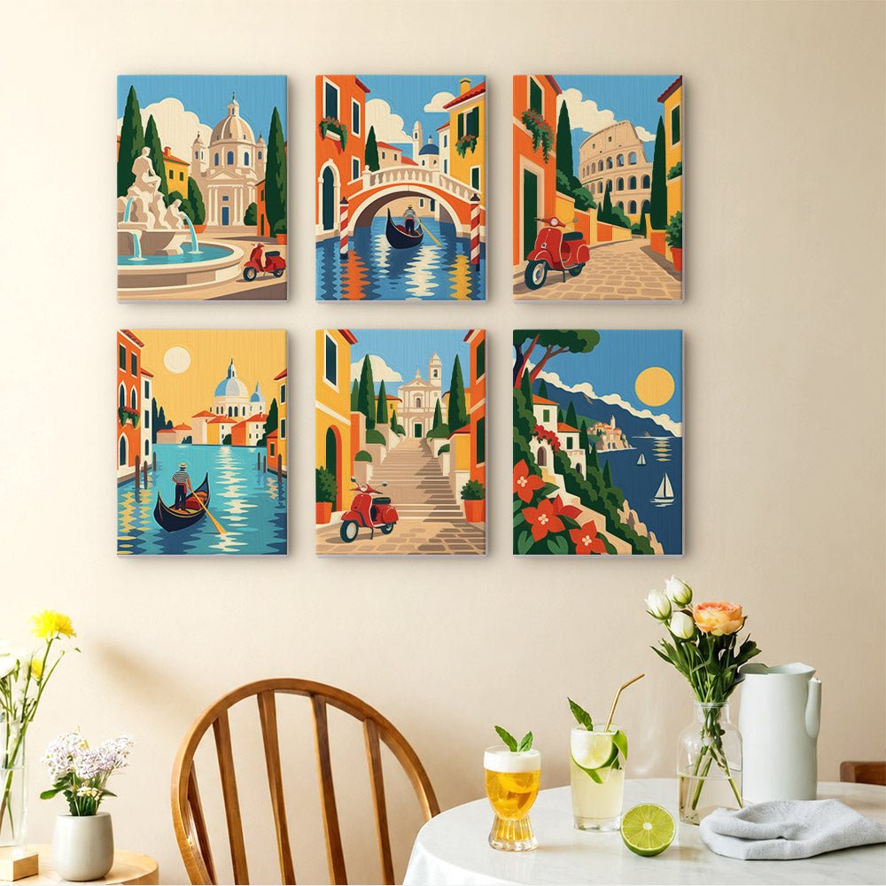 Italian Journey mini painting set