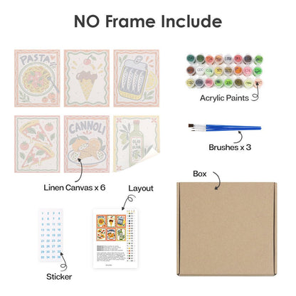What's included with the no-frame version