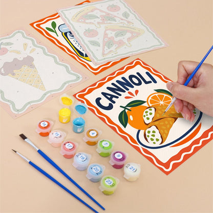 Italian Kitchen mini painting set