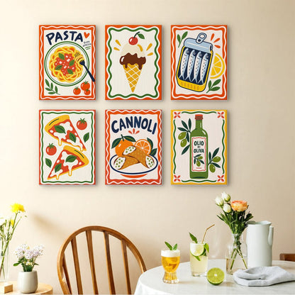 Italian Kitchen mini painting set