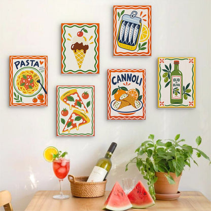 Italian Kitchen mini painting set