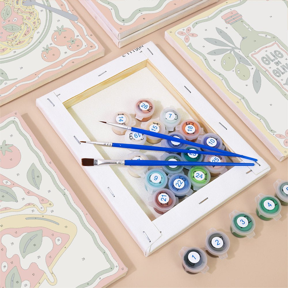 Italian Kitchen mini painting set