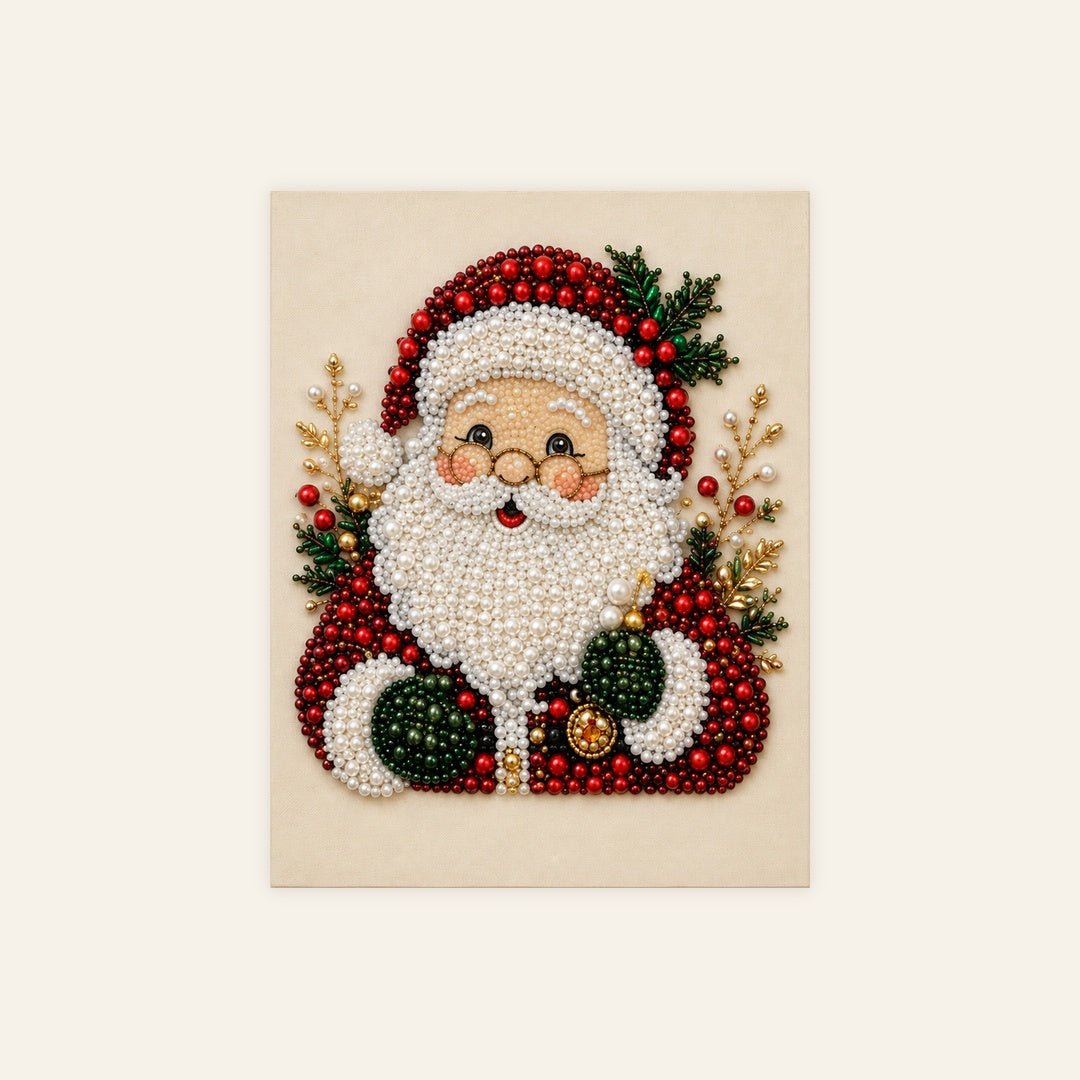Jolly Saint Nickle – Pearl Painting - Judy Paint