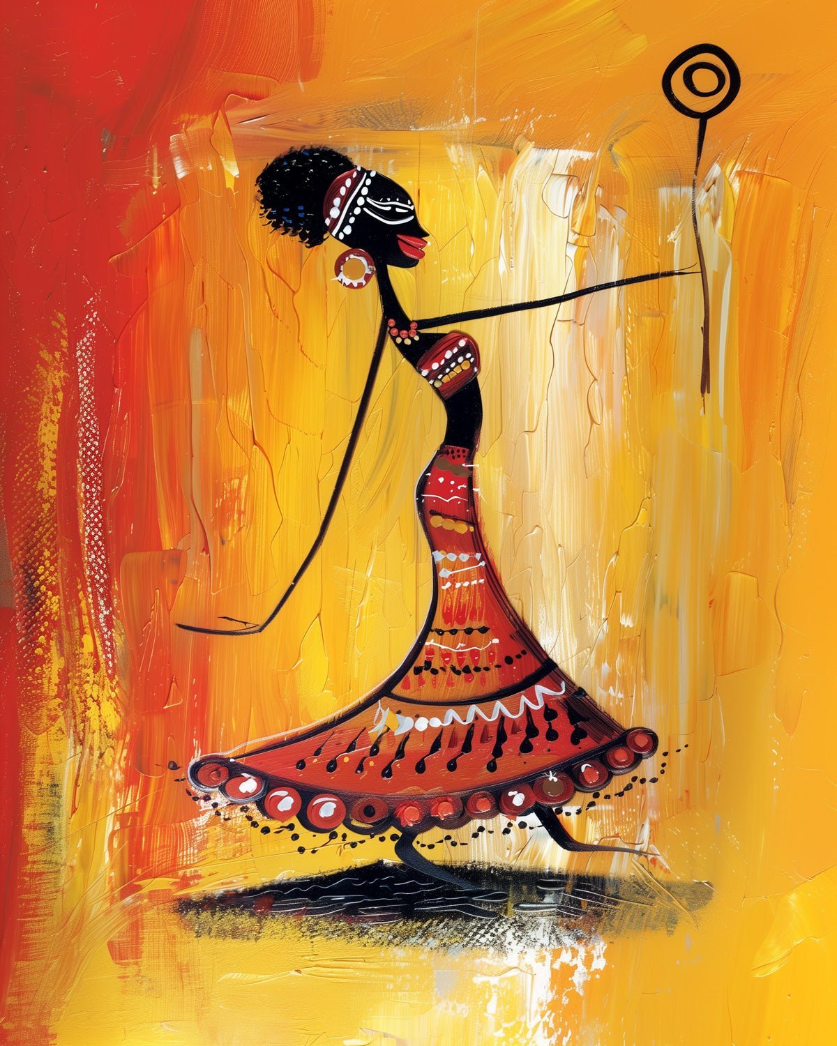 Joyful African Woman - Judy Paint