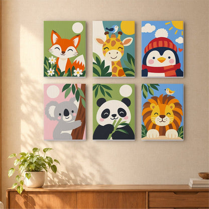 Jungle Babies mini painting set