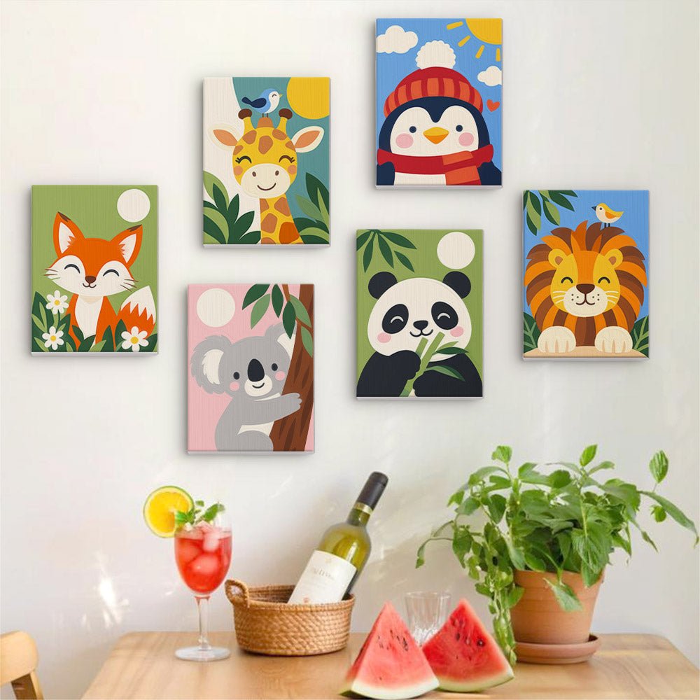 Jungle Babies mini painting set