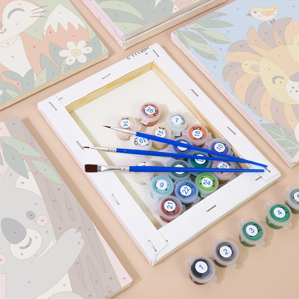 Jungle Babies mini painting set