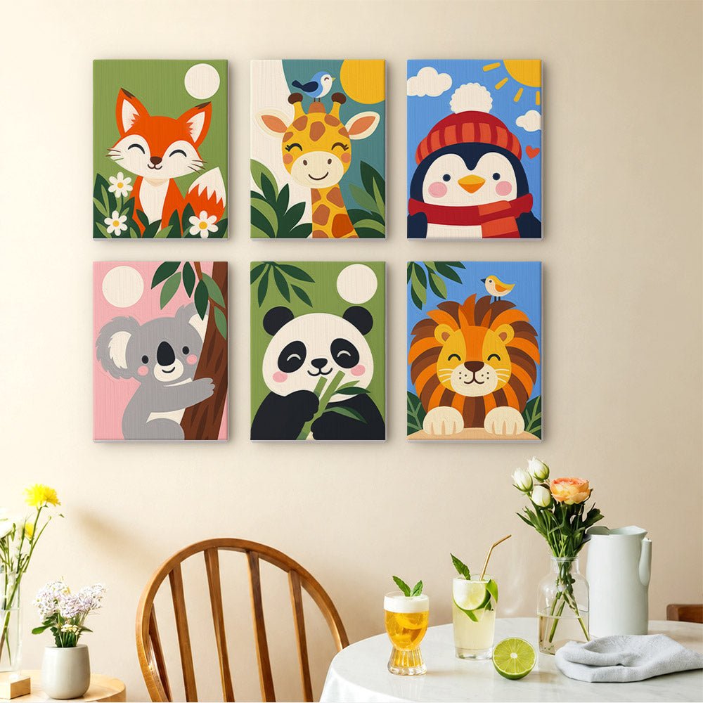 Jungle Babies mini painting set