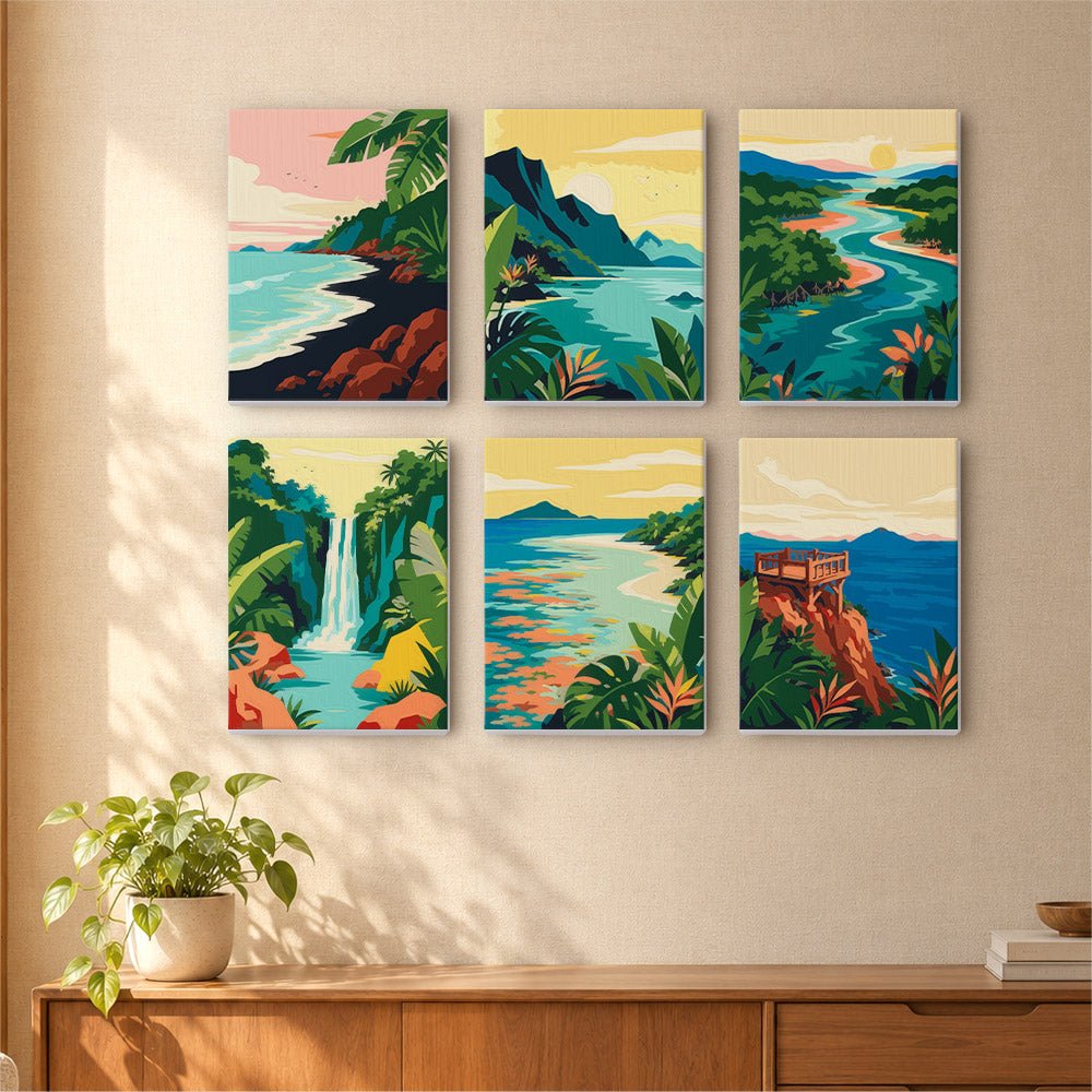 Jungle Coasts mini painting set