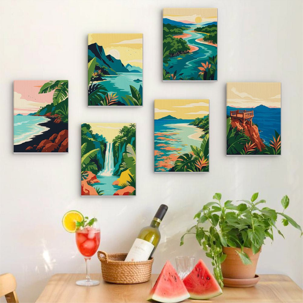 Jungle Coasts mini painting set