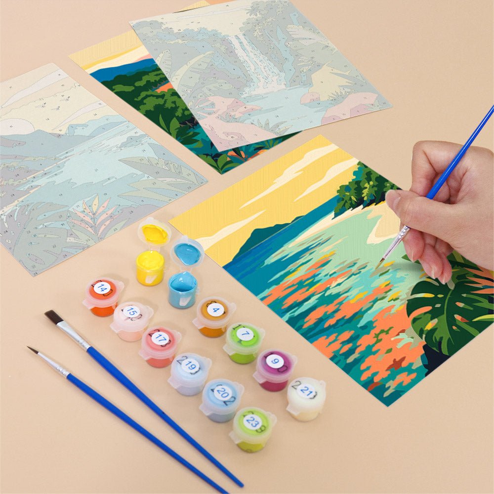 Jungle Coasts mini painting set