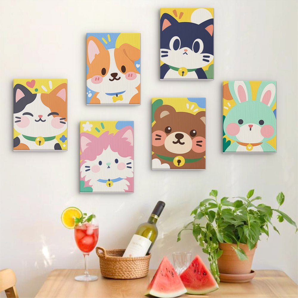 Kawaii Pals mini painting set