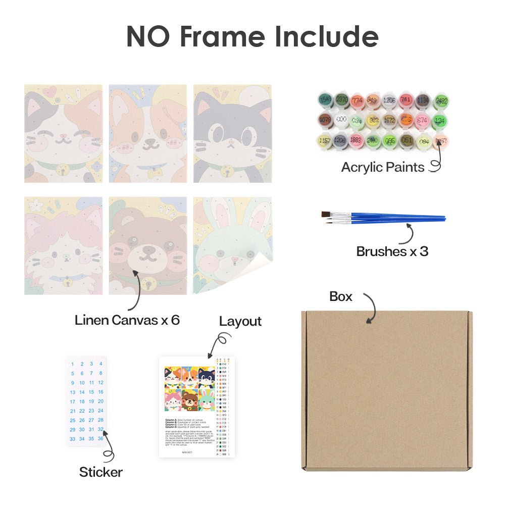 What's included with the no-frame version