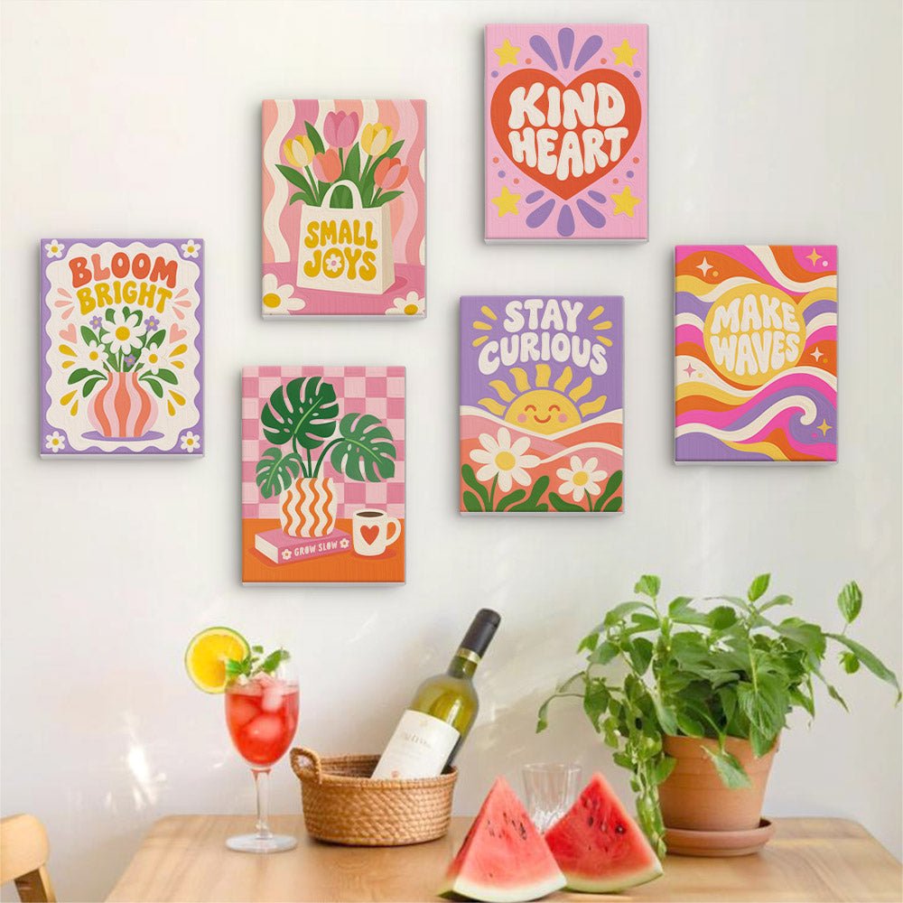 Kind Heart Quotes mini painting set