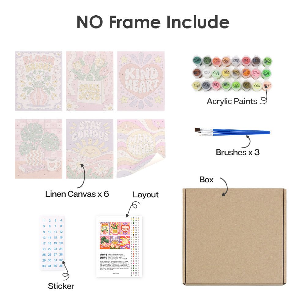 What's included with the no-frame version