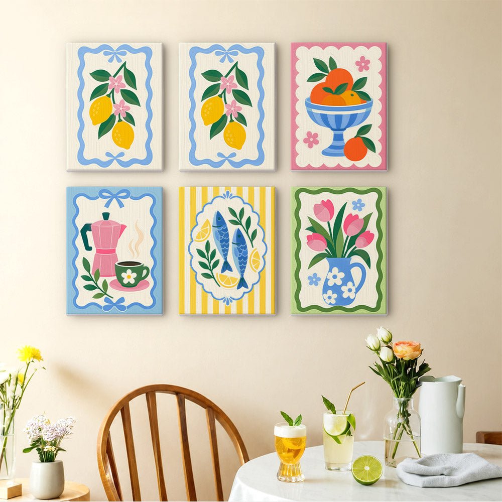 Kitchen Charms mini painting set