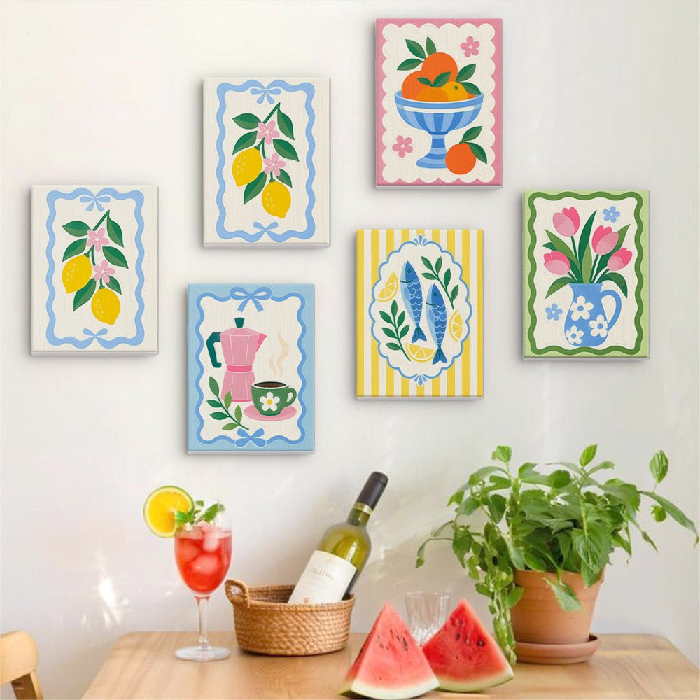 Kitchen Charms mini painting set