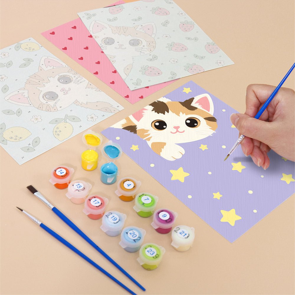 Kitten Cuties mini painting set